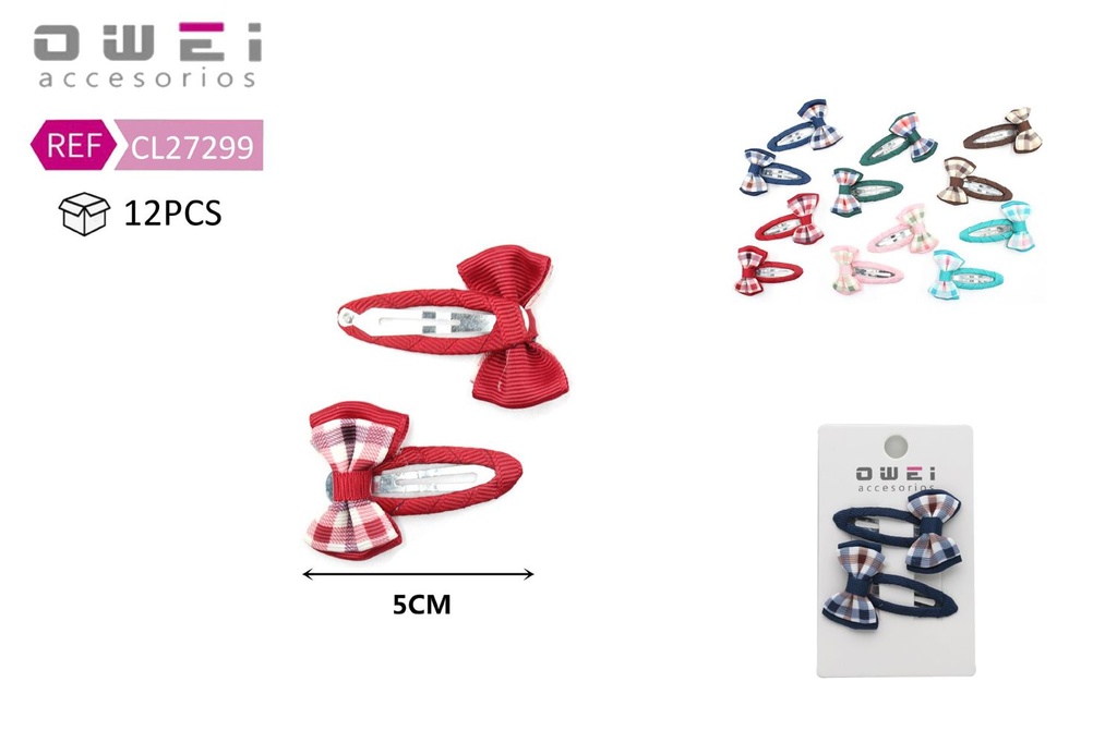 2 ranas lazos 12 unidades CL27299 - Accesorios para el cabello