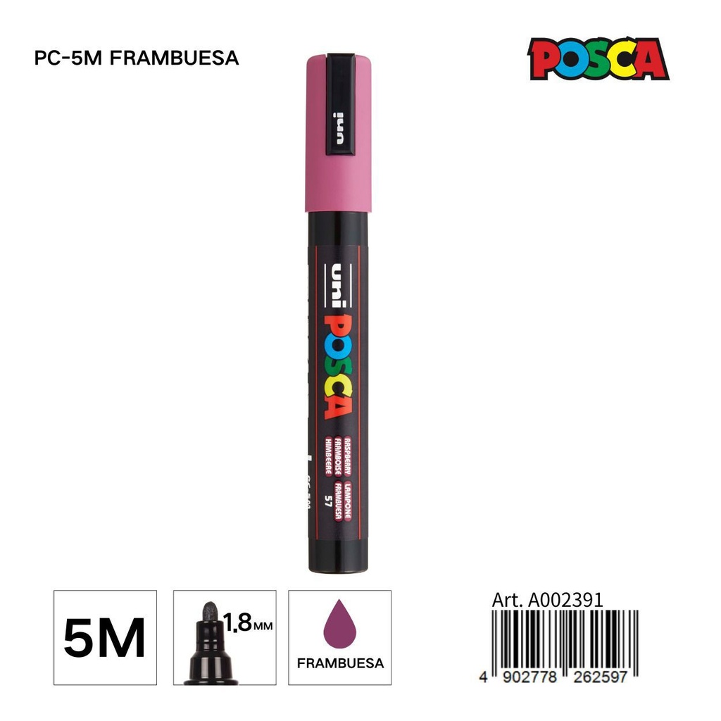 Marcador POSCA 1.8mm frambuesa - Papelería y artículos de escritura