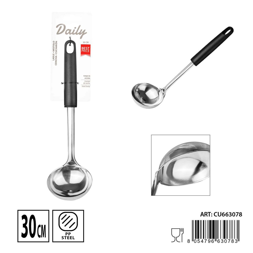Cucharón de sopas 30x8.5 cm - Utensilios de cocina