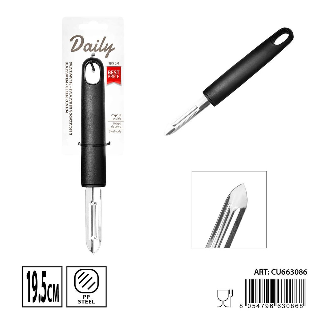 Pelador multifuncional 19.5x2.5 cm - Utensilios de cocina