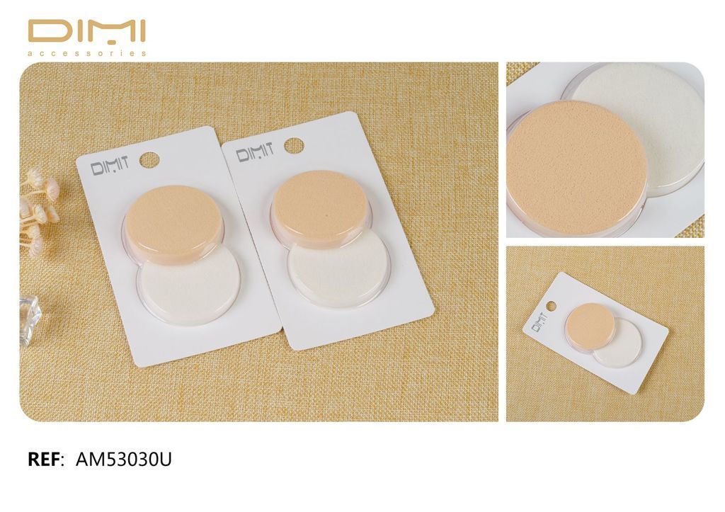 Pack de 2 esponjas de maquillaje 12 unidades AM53030U - Accesorios de belleza