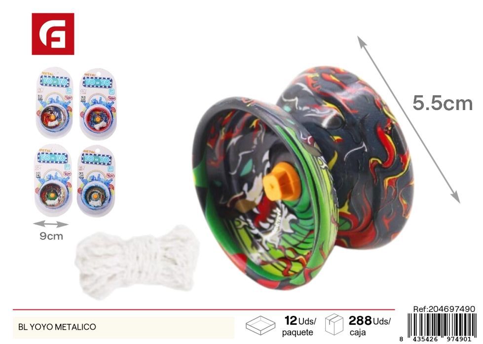 Yoyo metálico BL - Juguetes de equilibrio