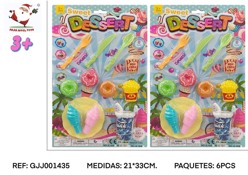 Set de dulces de juguete - Juguetes de cocina