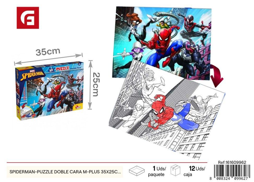 Puzzle de Spiderman de 35x25 cm 48 piezas - Juguetes educativos