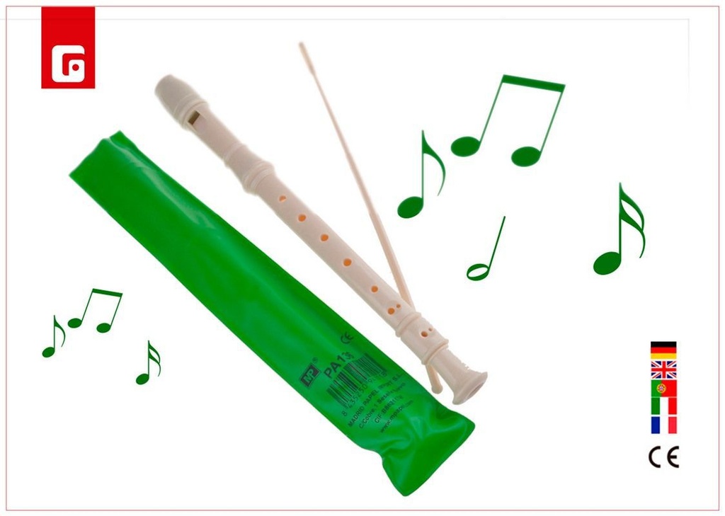 Flauta de plástico alta calidad PA136 - Instrumento musical para niños