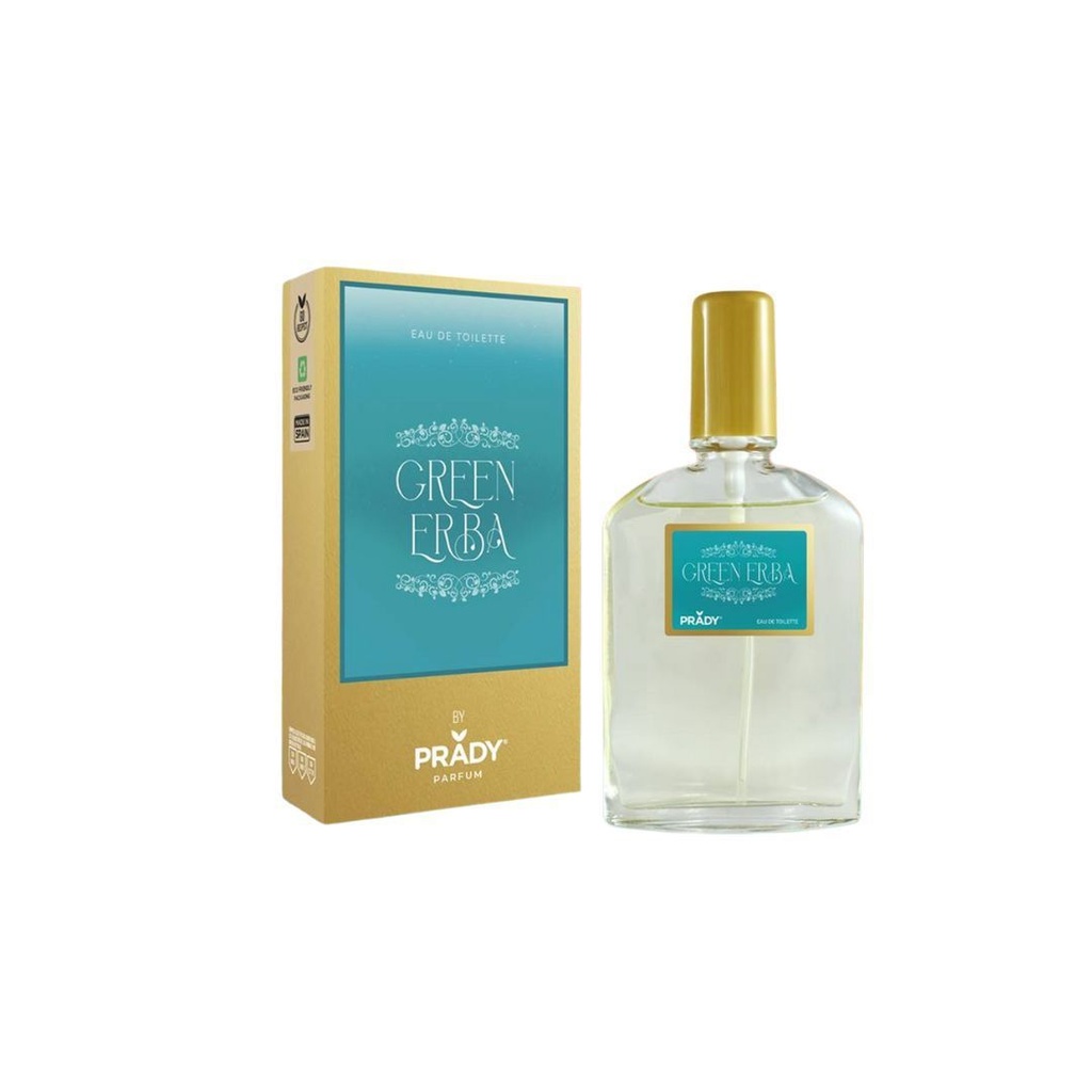 Colonia Green Erba Prady unisex - Perfumes y colonias para todos