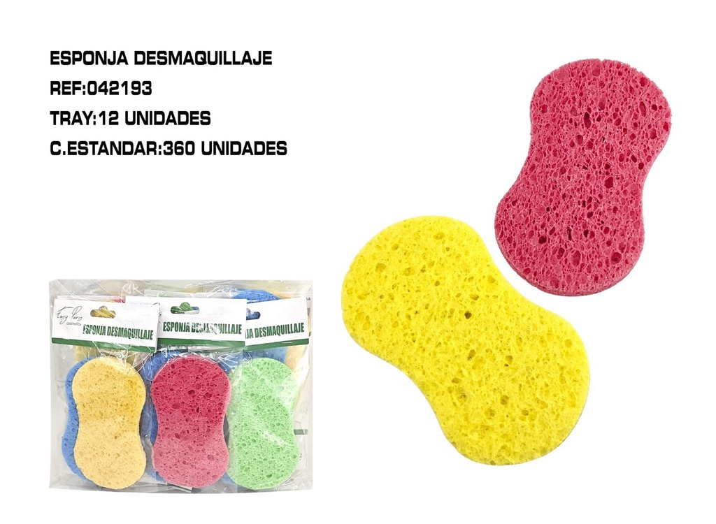 Discos para desmaquillaje 11*5.5 cm 12/U - Prácticos y esenciales