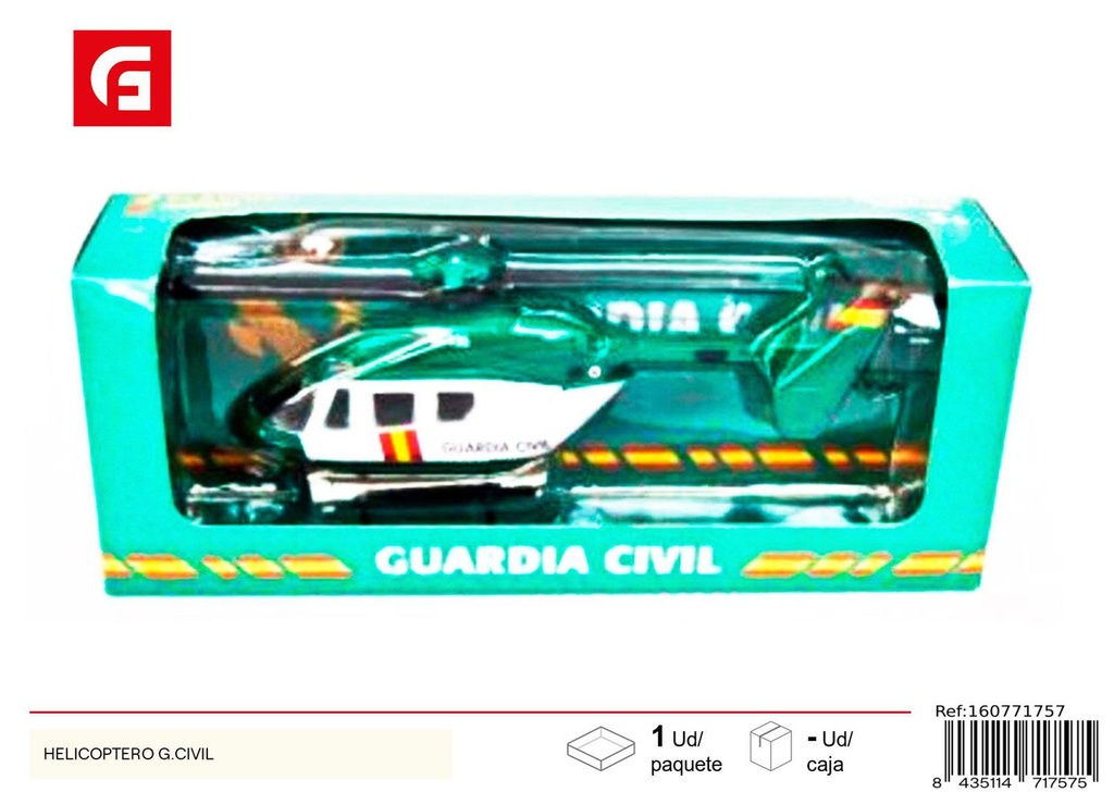 Helicóptero juguete de la Guardia Civil - Juguete para niños