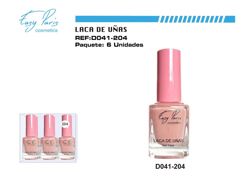 Laca de uñas Easy Paris 6/U - Esmaltes de uñas