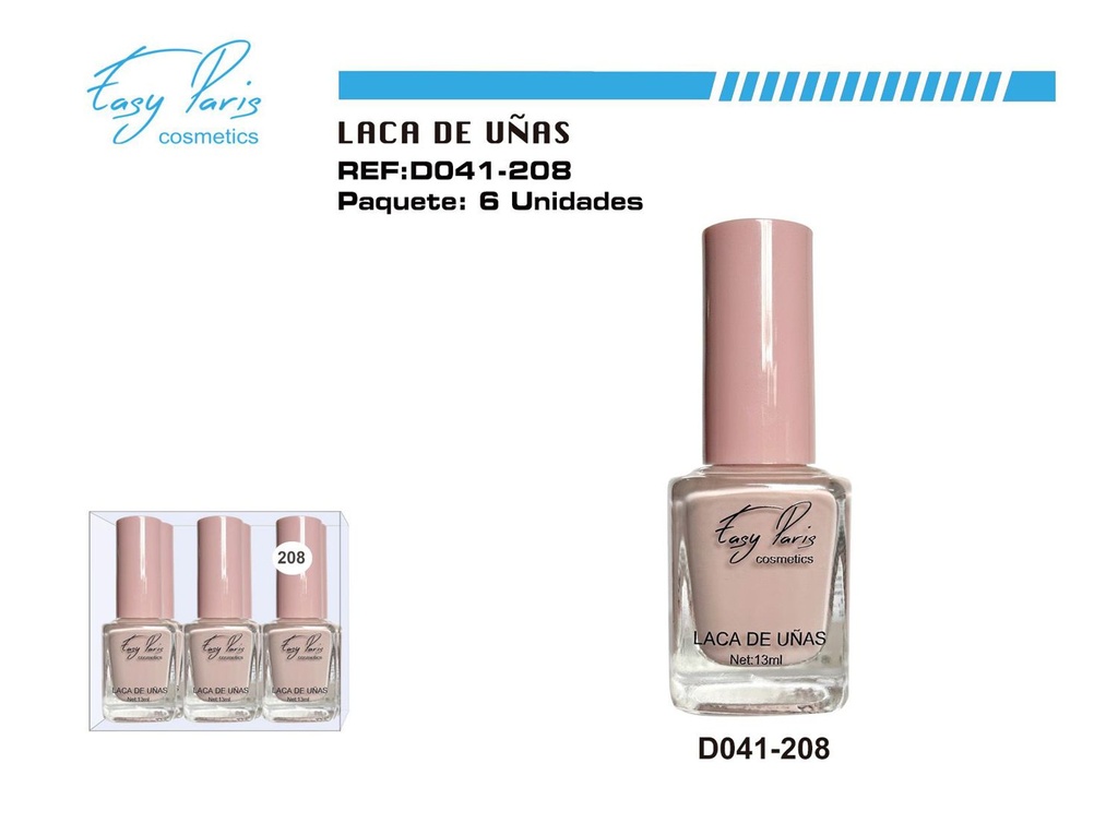 Laca de uñas Easy Paris 6/U - Esmaltes de uñas