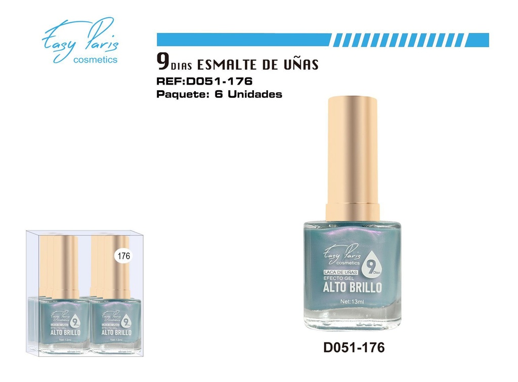 Laca de uñas 9 días 6/u - Cosméticos y esmaltes de uñas
