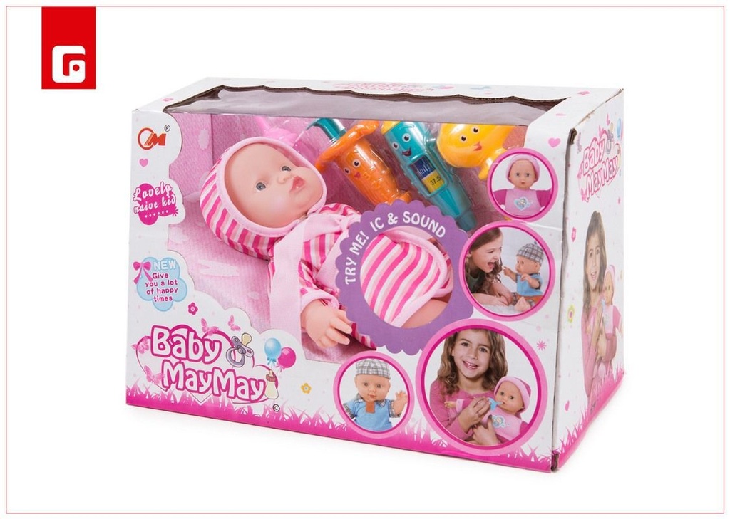 Muñeco llorón hablador en caja - Juguetes de muñecas