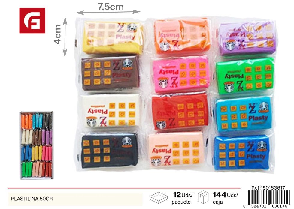  Plastilina 50g - Manualidades y creatividad