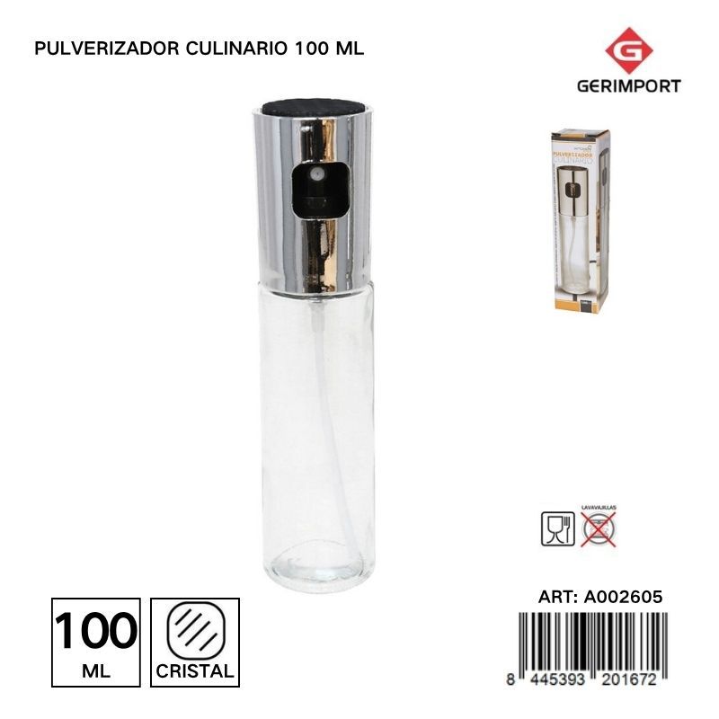 Pulverizador culinario de vidrio 100ml - Utensilios de cocina
