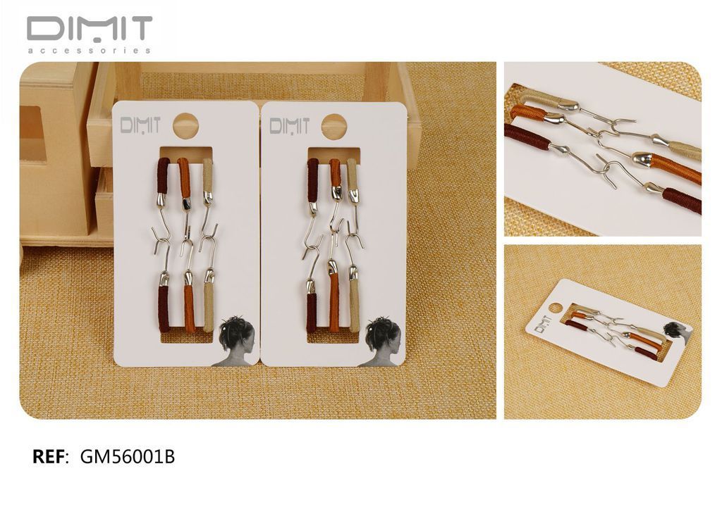 Pack de 3 gomas con ganchos - Pack de 12 unidades