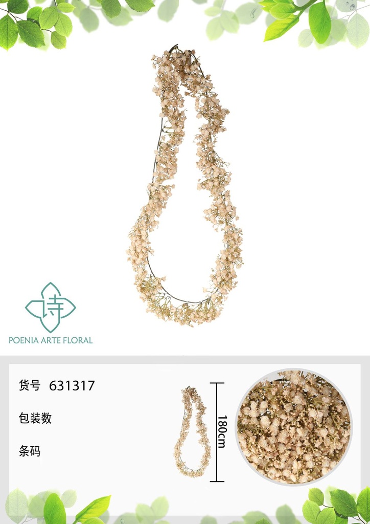 Guirnalda de Gypsophila - Novedades de decoración