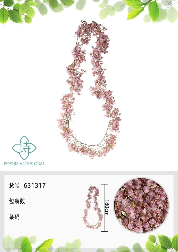 Guirnalda de Gypsophila - Novedades de decoración