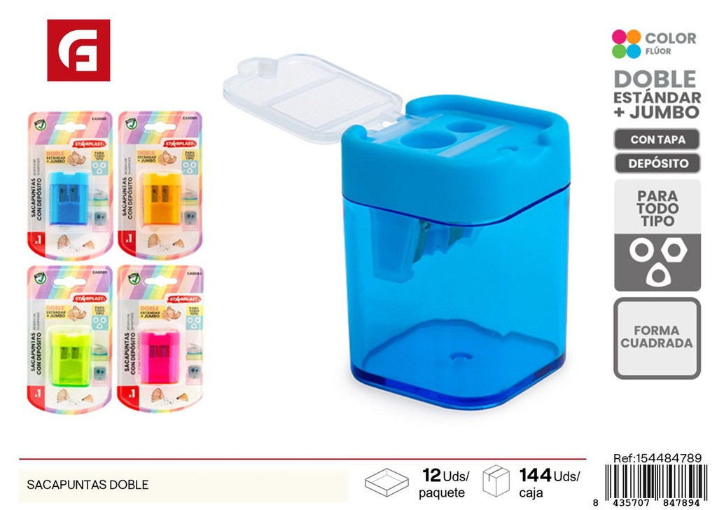Sacapuntas doble - Material escolar