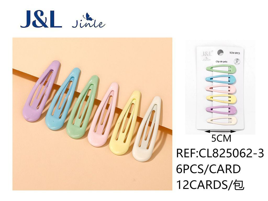 Pack de 6 ranas de 5 cm surtidas - Accesorios para el cabello y pinzas decorativas