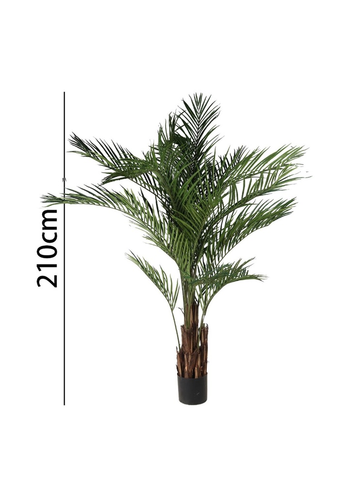Árbol palmera 210 cm con maceta - Plantas decorativas