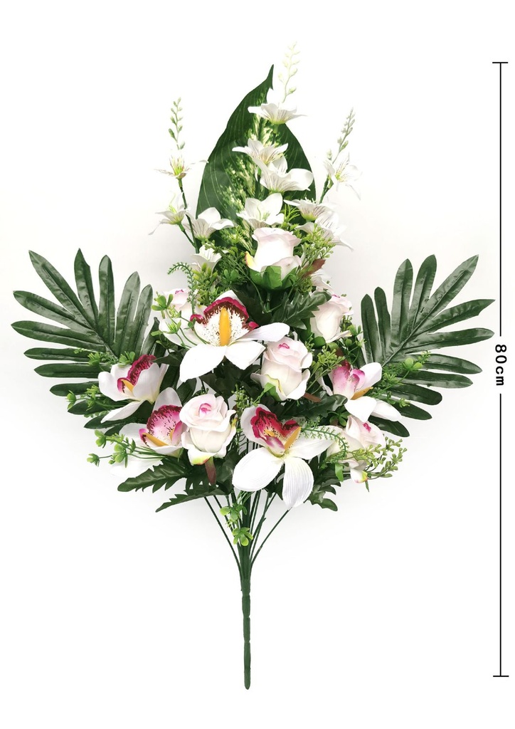 Ramo de orquídea con copas 14 cabezas - Ramos para decoración