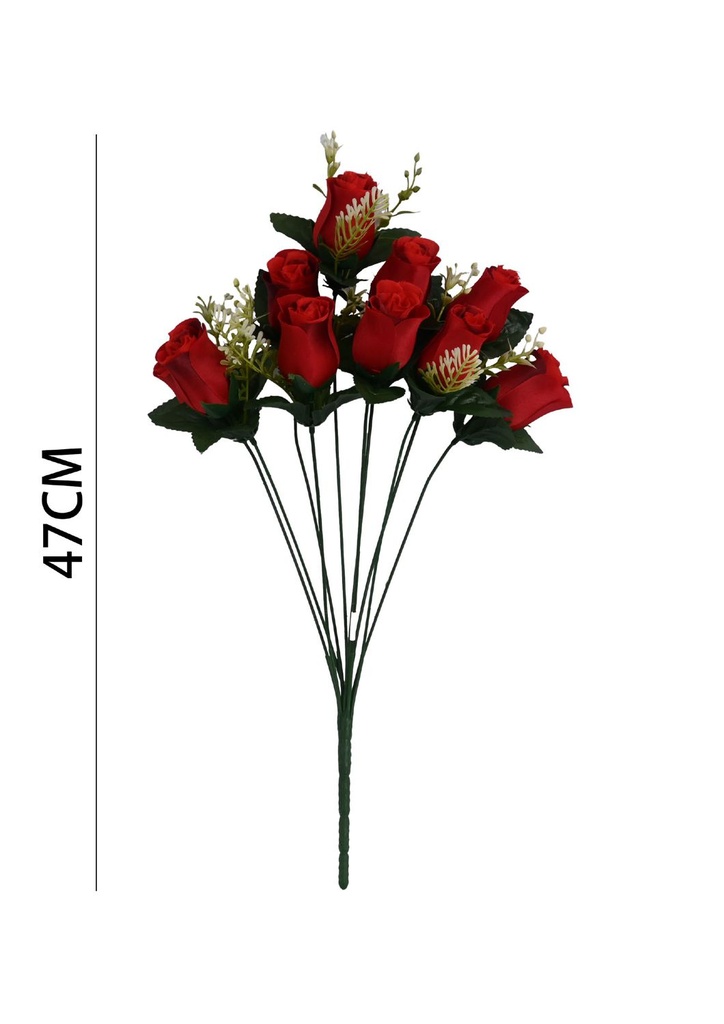 Arreglo floral artificial de 10 cabezas - Flor del lote - Ramos de flores