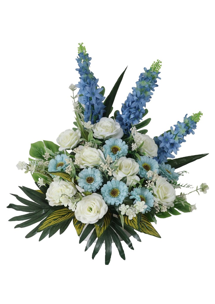 Arreglo floral artificial - 5101072-A1 azul (8435588802425) - Centro de flores