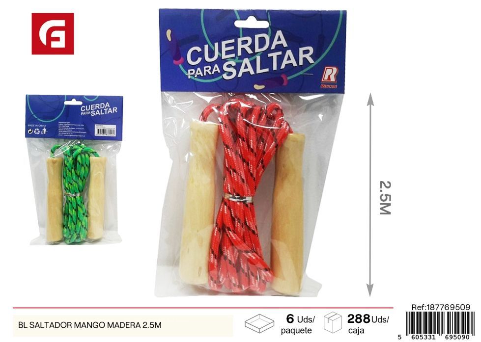 Balón de saltador mango de madera 2.5m - Juguetes deportivos y recreativos