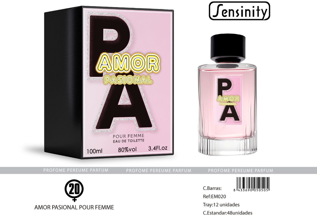 Perfume Amor Pasional para mujer - Fragancias