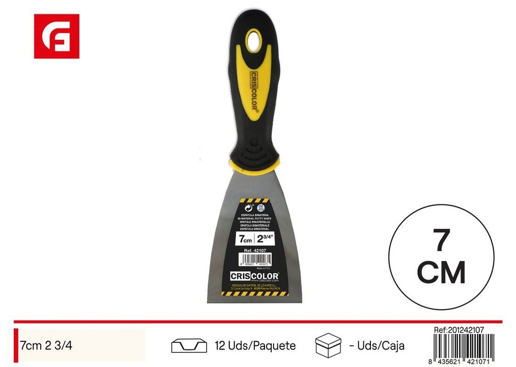 Espátula 7cm - Utensilios para albañilería
