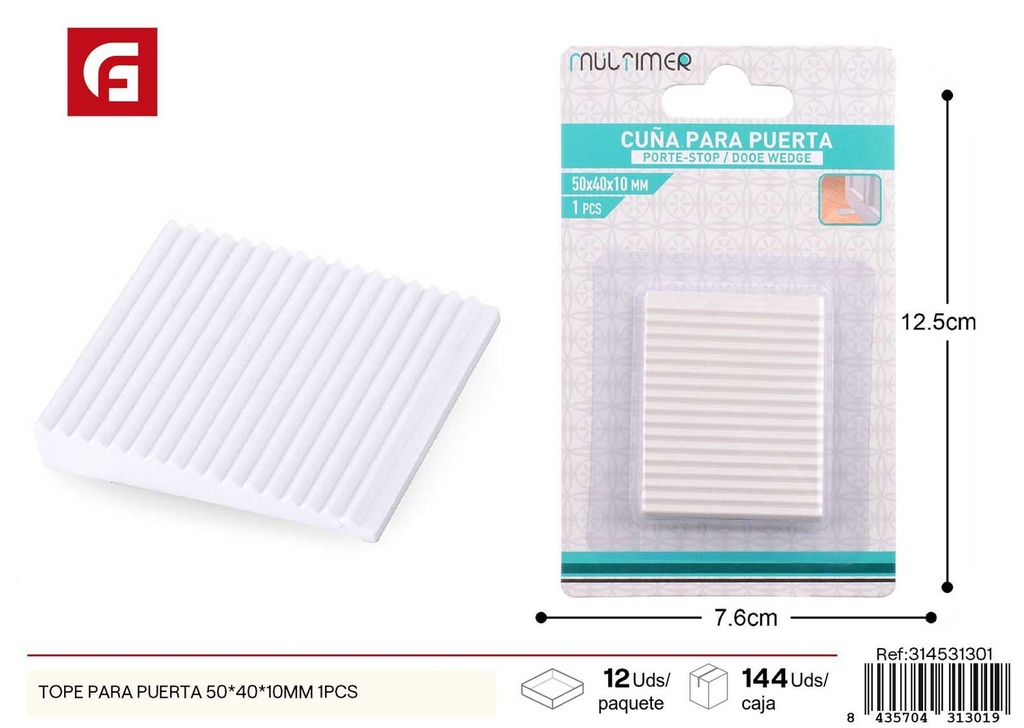 Tope para puerta 50x40x10mm 1pcs - Accesorios para mantenimiento del hogar