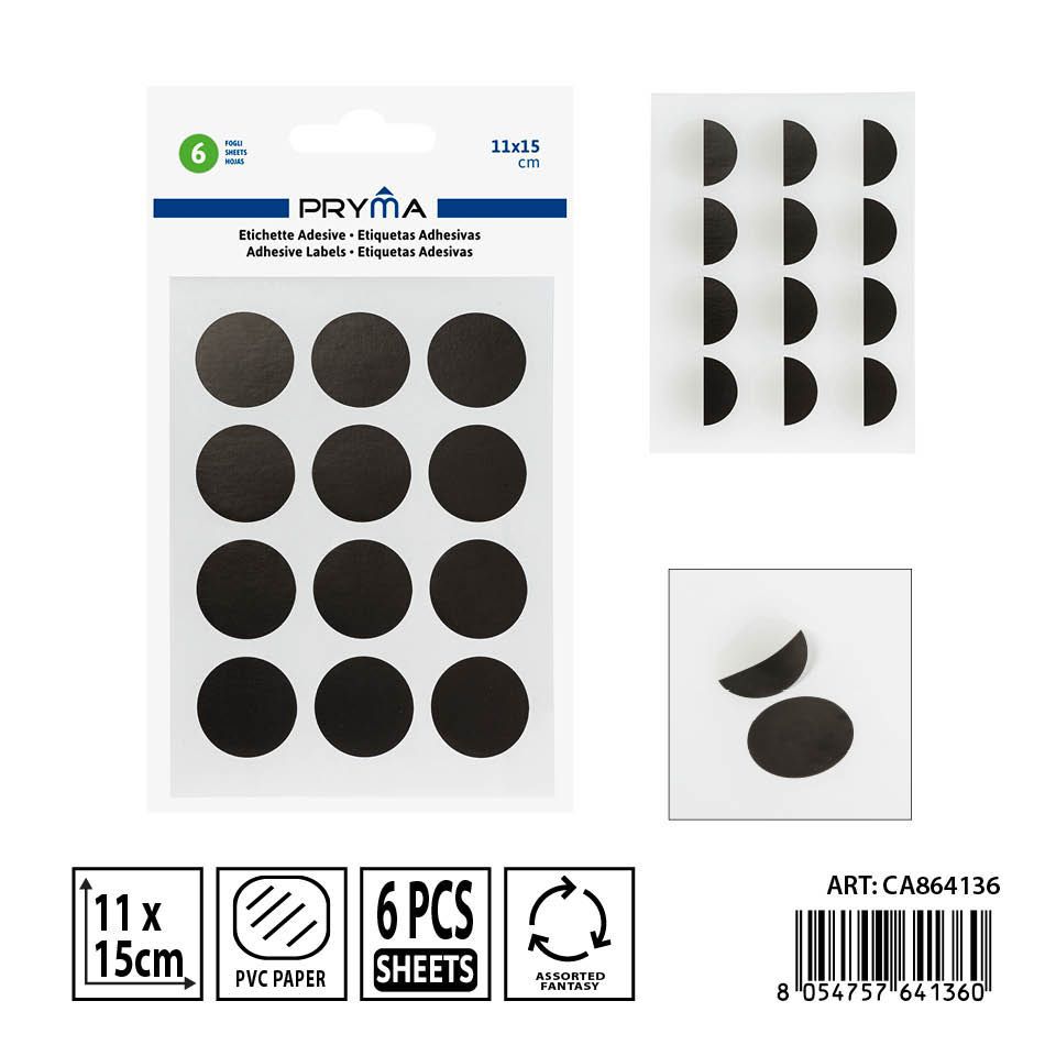 Etiqueta adhesiva 6FF 11x15 cm - Adhesivos para papelería