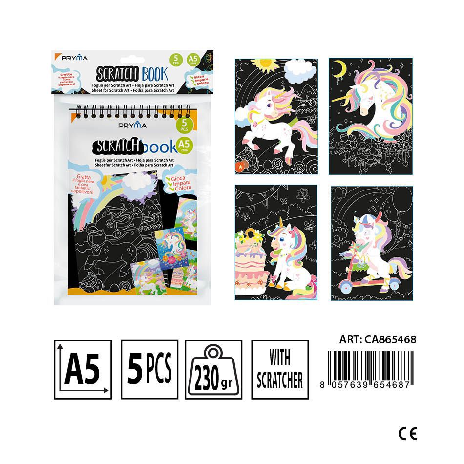Libreta rascable A5 14x20 cm 5FF - Material de arte