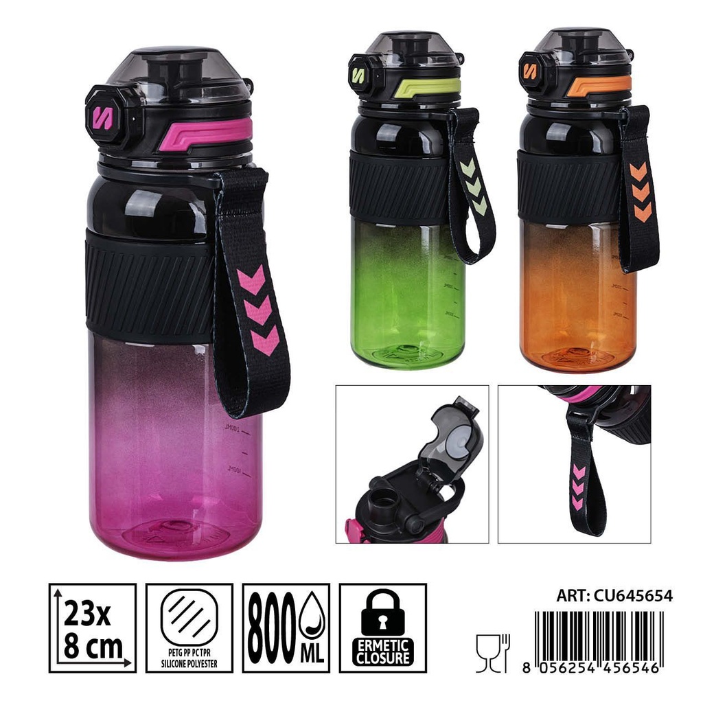Botella de agua 800 ml 23X8 cm - Accesorios de cocina