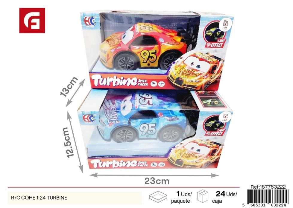 Coche RC 1:24 turbine - Juguetes y coches a control remoto