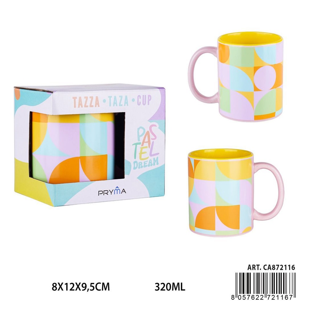 Taza con asa 320ML 8X12X9.5CM - Utensilios de cerámica