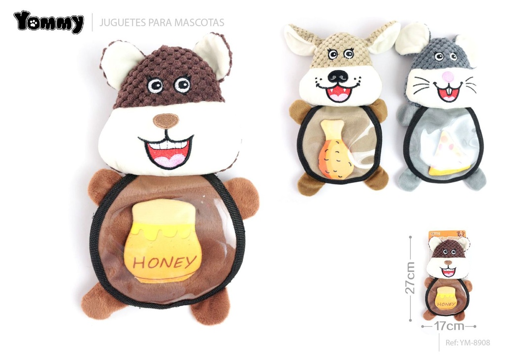 Peluche de mascota 27x17 cm - Accesorios para mascotas