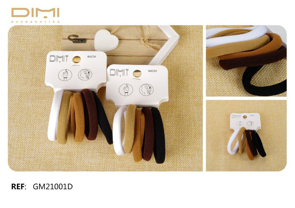 Gomas 6cm 24 u - Accesorios para el cabello y peinados