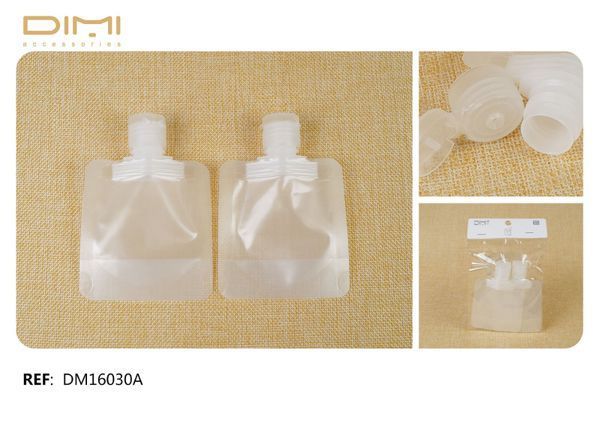 Bolsa rellenable de viaje 35ml (12 u) - Envases prácticos para cosméticos