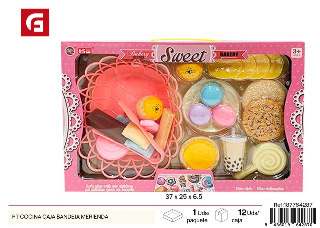 Set de cocina con bandeja de picnic RT - Juguetes de cocina
