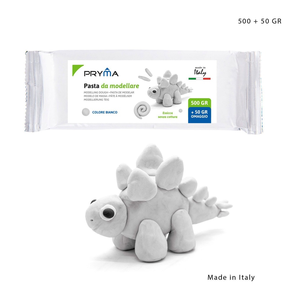 Plastilina blanca 500g + 50g - Manualidades y arcillas
