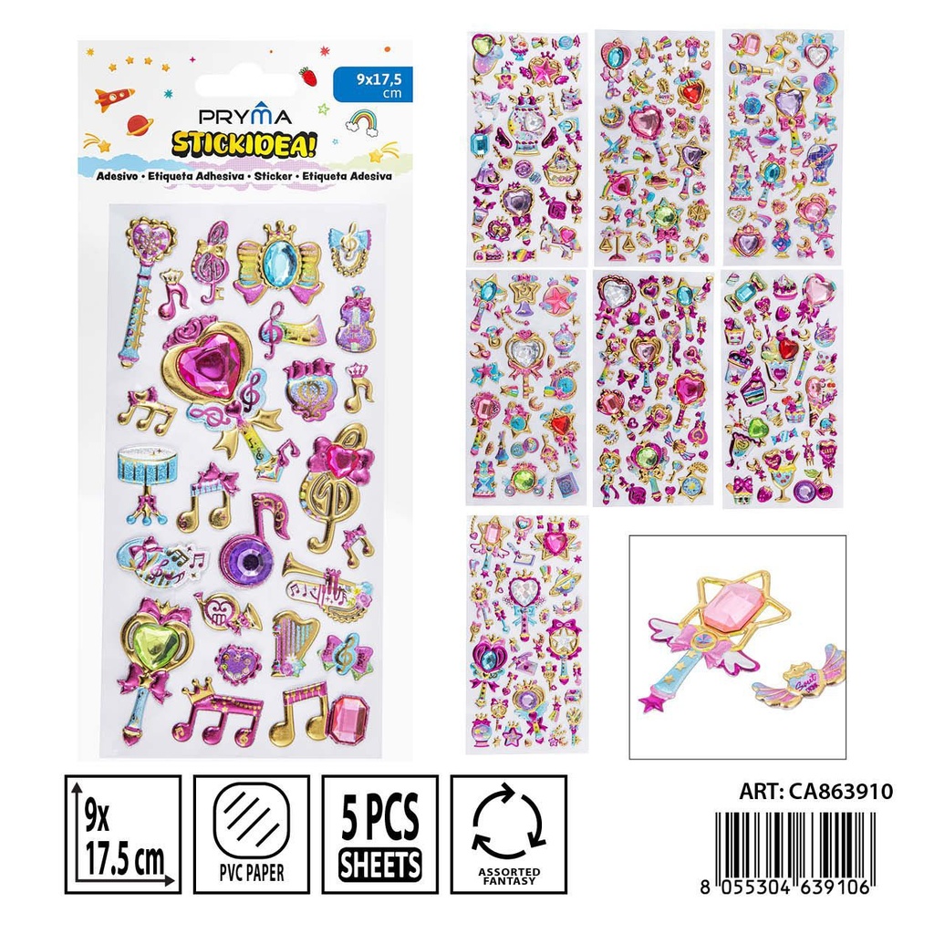 Etiqueta adhesiva 9x17.5cm - Material de oficina y etiquetado