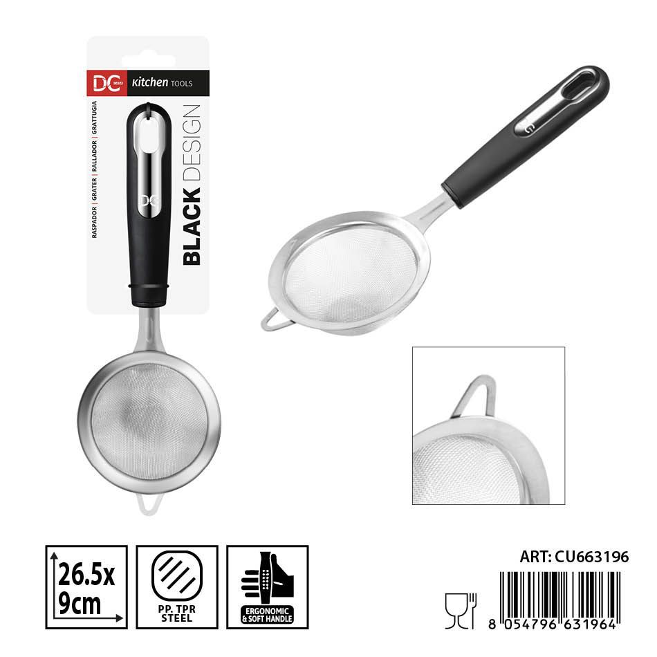 Colador de acero 26.5x9cm - Utensilios de cocina y filtrado