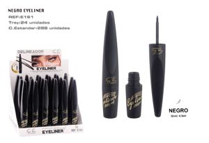 Eyeliner líquido negro 24 unidades - Cosmética y maquillaje
