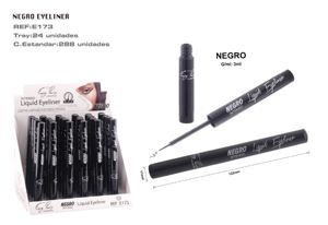 Eyeliner negro 24 unidades - Cosmética y maquillaje