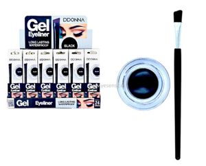 Eyeliner en gel negro 24 unidades - Cosmética y maquillaje