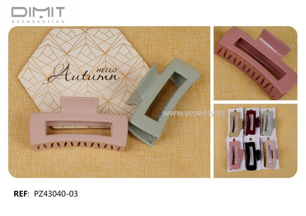 Pinza de pelo 11 cm 12 unidades - Accesorios de moda