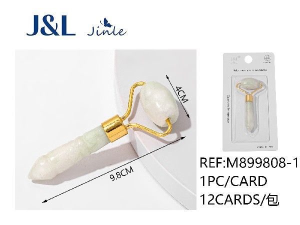 Masajeador facial de jade 12 unidades - Accesorios de belleza e higiene