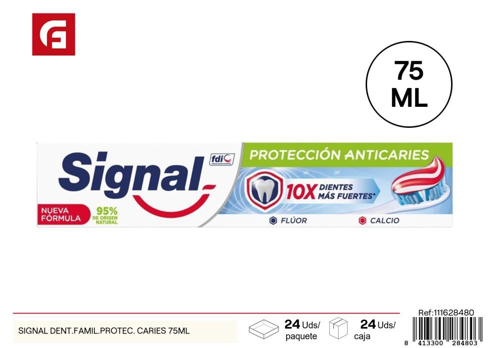 Pasta de dientes familiar anti-caries Signal 75ml - Cuidado dental