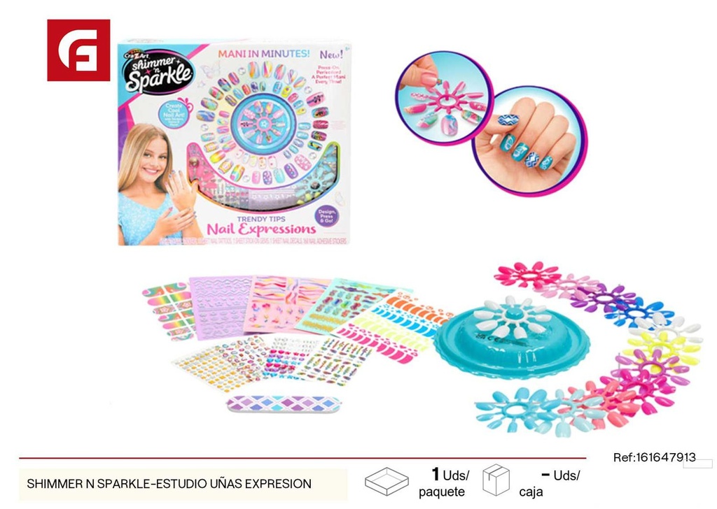 Estudio de uñas Shimmer y Sparkle - Juguetes de belleza